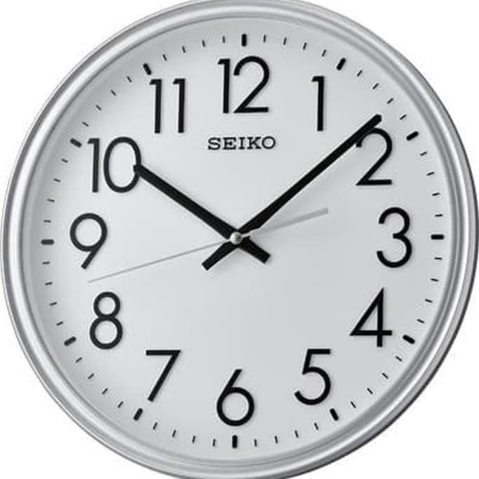 Jam Dinding Seiko Japan Qxa736S Qxa736 Silver Original