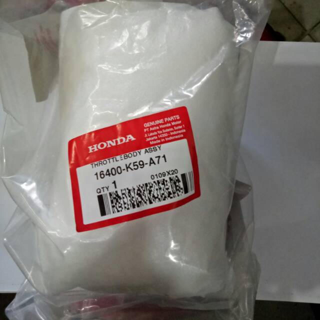 Throttle Body New Vario 150 ESP K59J 16400K59A71