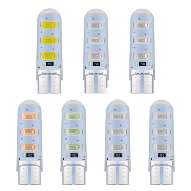 T10 CRYSTAL JELLY LAMPU LED SENJA MOTOR MOBIL 1 PCS