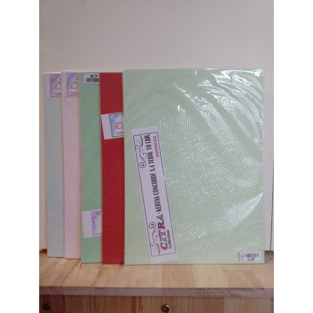 

Citra kertas concorde A4 tebal 10 lembar