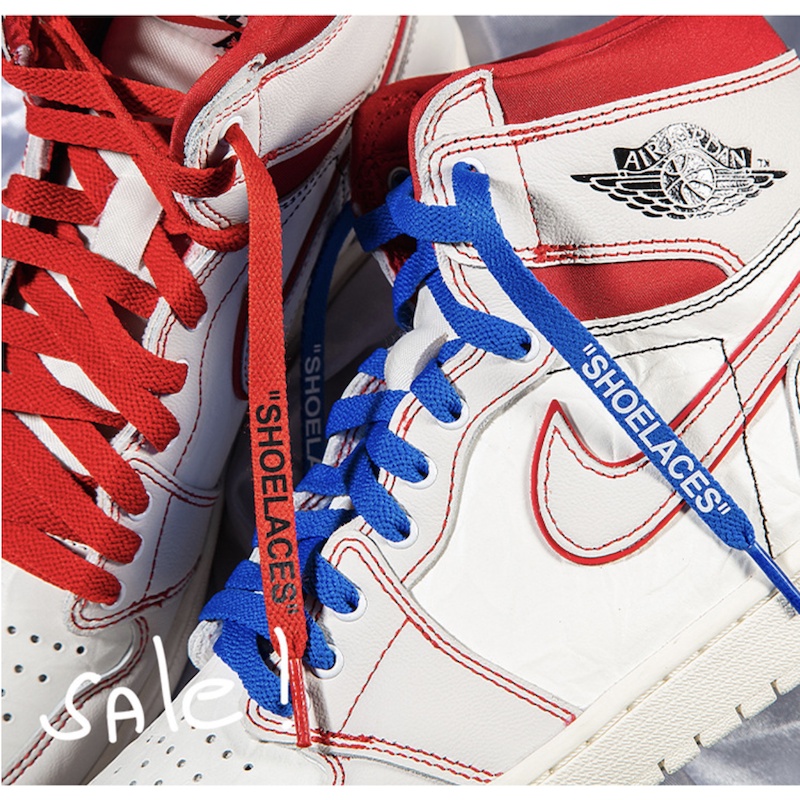 Tali Sepatu Motif ' SHOELACES '  Flat Cotton 120 cm * 8 mm