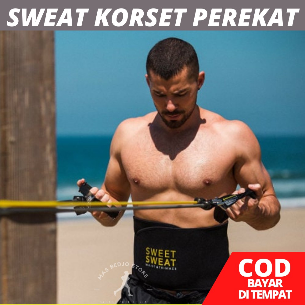 Korset Pelangsing Perut Buncit Sweet Sweat Perekat Pengecil Perut Olahraga Stagen Pria Wanita 001