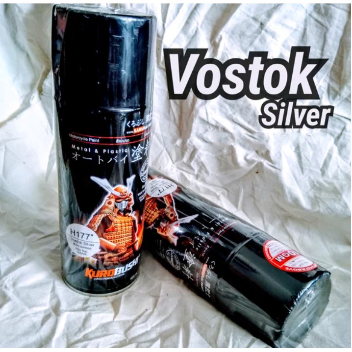 Pilox Pylox SAMURAI Paint Warna Lemah Teles Honda Abu Abu Grey Metalic Metalik Vostok Silver
