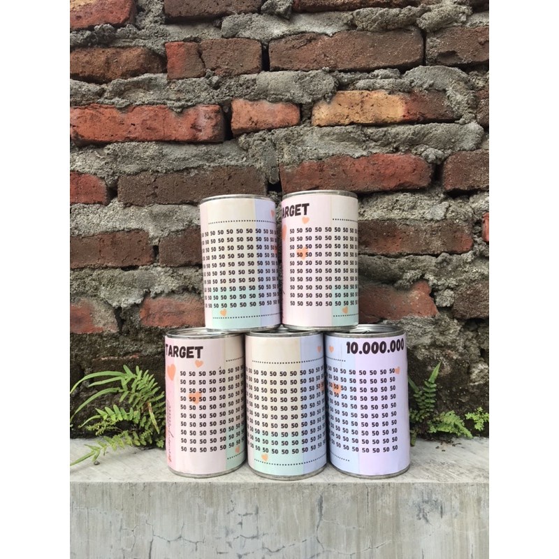 Nabung Kuy Grosir Celengan CELENGAN TARGET / CELENGAN VIRAL / TABUNGAN TARGET / TABUNGAN VIRAL Terla