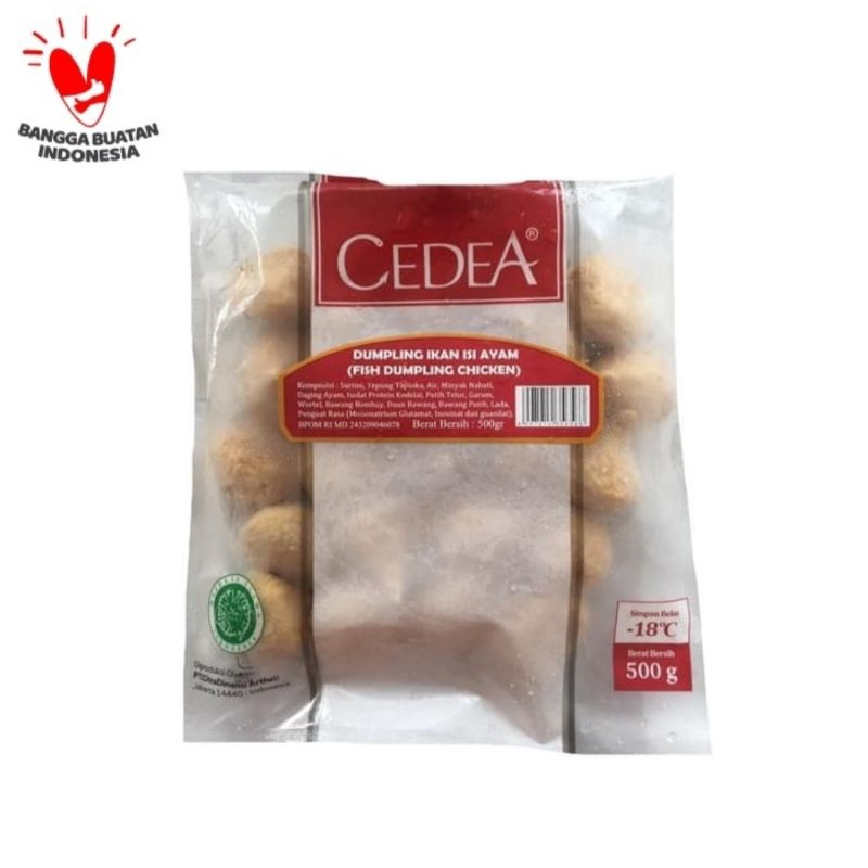 

Cedea Dumpling ikan isi ayam 500gr