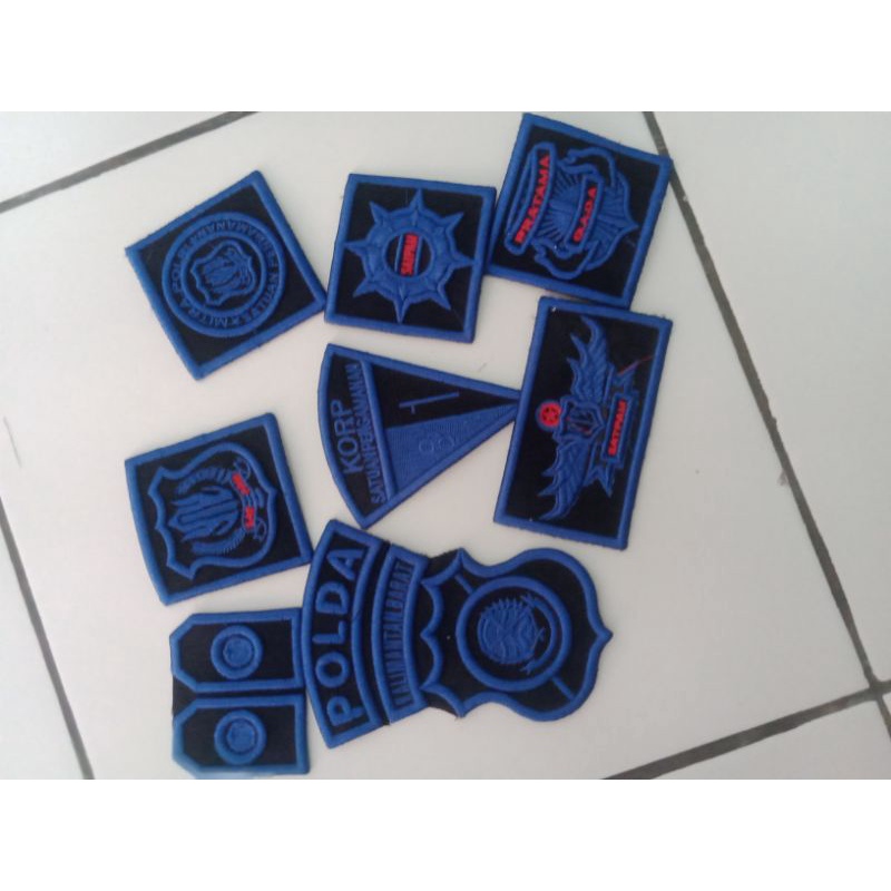 ATRIBUT SATPAM TERBARU,ATRIBUT SATPAM TIMBUL,BORDIR 3D