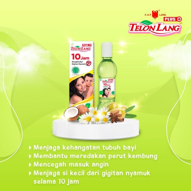 Telon Lang Plus | Minyak telon anti nyamuk