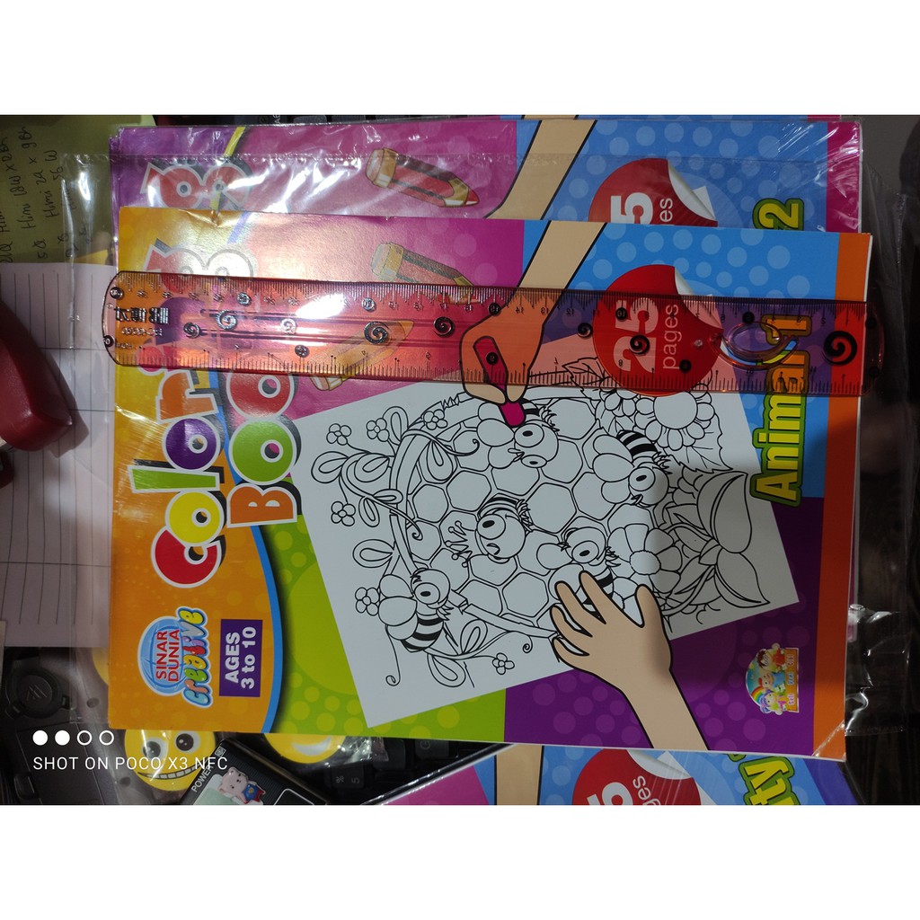 

buku mewarnai sinar dunia a4 25 lembar bahan kertas gambar bukan hvs