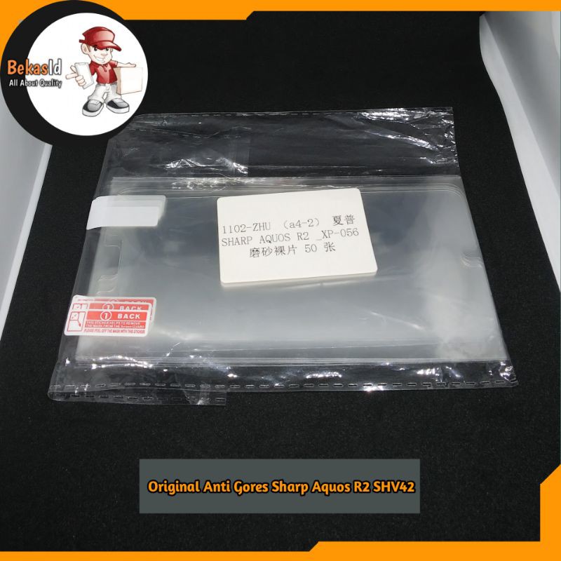 Anti Gores Original For Sharp Aquos SHV42 R2 Screen Guard Bening Termurah