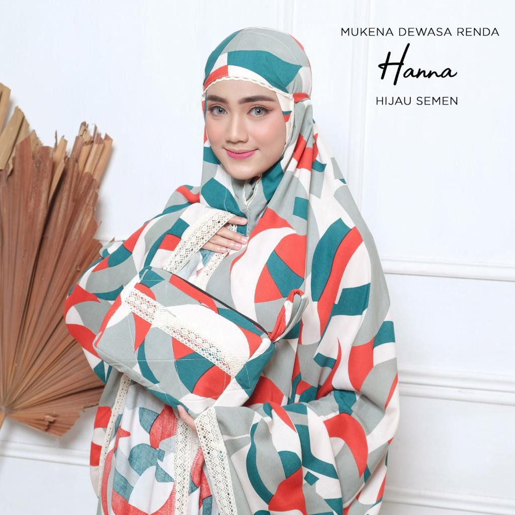 MUKENA BALI TASIK - MUKENA DEWASA MOTIF HANA