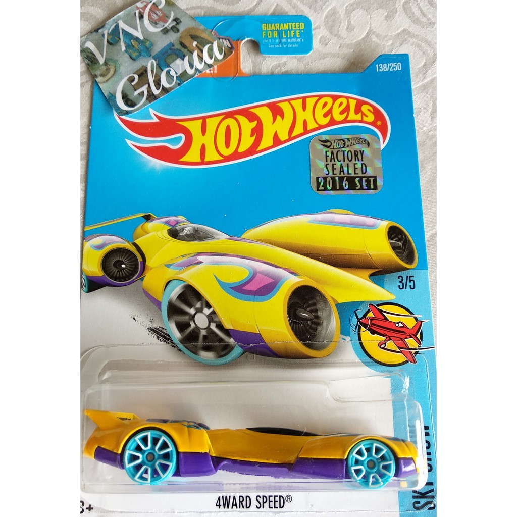 Hot Wheels 4Ward Speed Yellow 2016 Factory Sealed Hotwheels HW Mobil Mainan Kuning Balap
