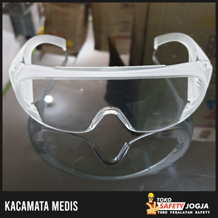 KACAMATA SAFETY GOGGLE APD K3 ATRIBUT MEDIS