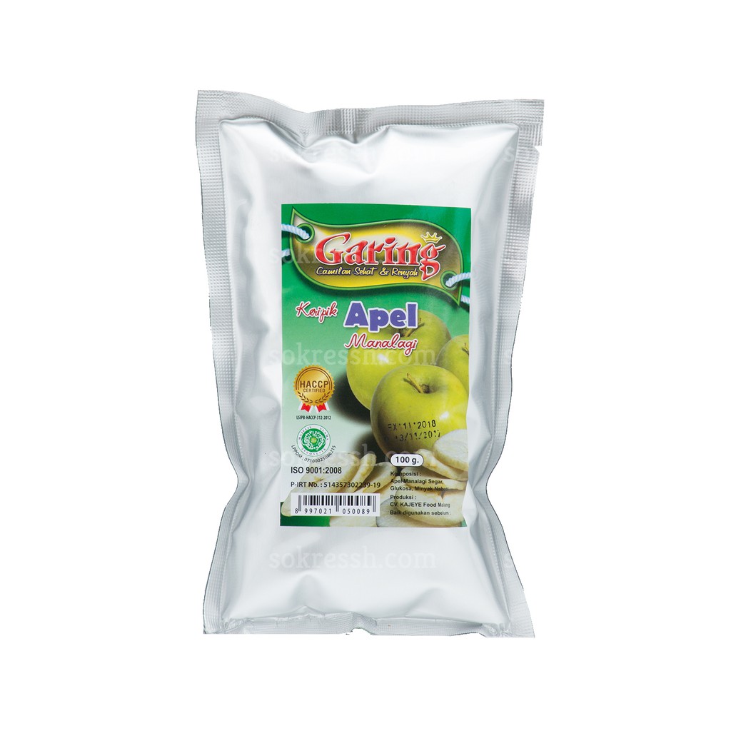 

Keripik Buah Apel Garing 100gr