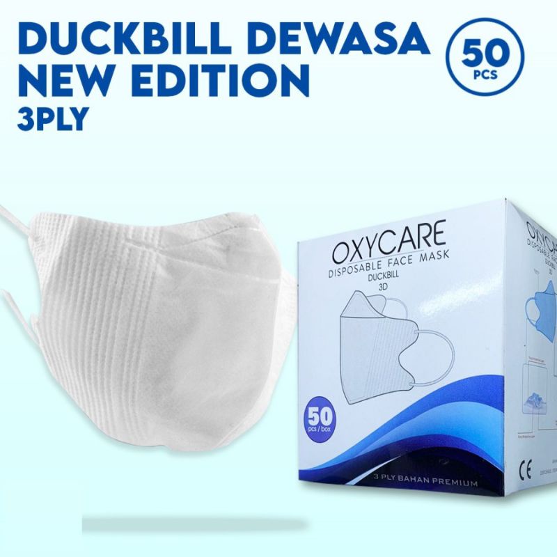 Masker Oxycare Duckbill 3 ply isi 50 pcs