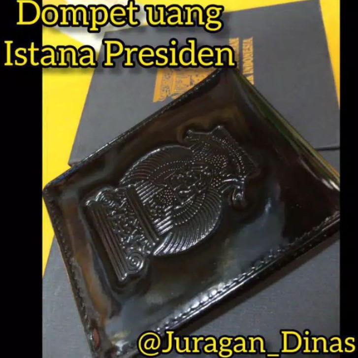 DOMPET UANG ISTANA PRESIDEN KEPRESIDENAN RI KULIT KILAP