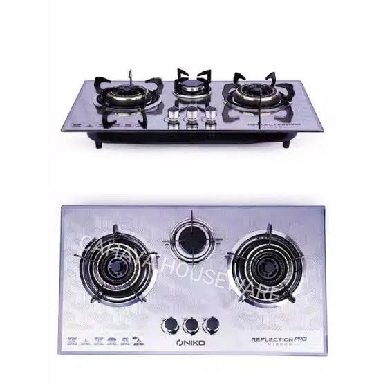 KOMPOR TANAM NIKO PRO MIRROR REFLECTION/ Kompor tanam 3 tungku