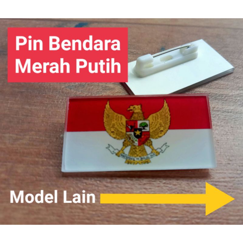 Pin Bendera Merah Putih Indonesia