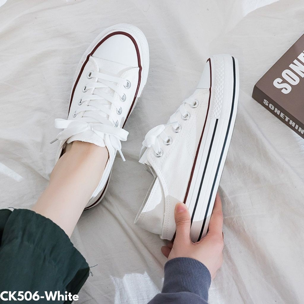 Gypsy - Combi Slop Sepatu Sneakers Wanita Selop Kanvas Import Slip On Sneaker Cewe Cewek Slop Canvas Snikers Snackers Seoatu Grey Hitam Kasual Kulit XCK506