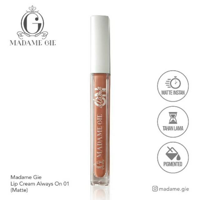 MADAME GIE LIPSTIK ALWAYS ON MATTE FINISH