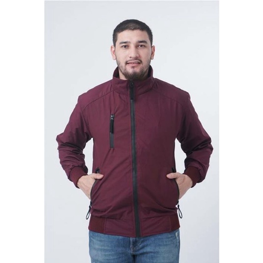 RST269-Jaket pria surface5Maroon
