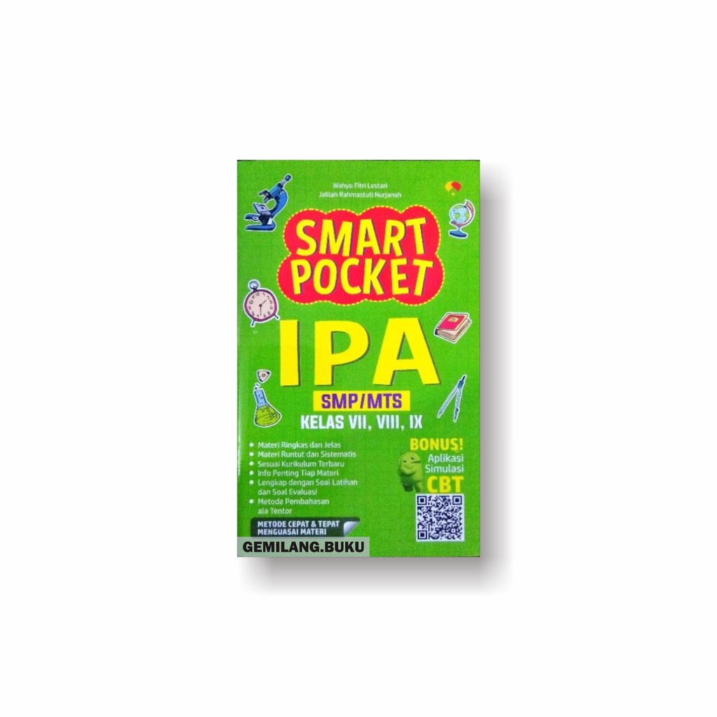 Smart Pocket SMP/MTS (Bahasa Inggris/indonesia, Matematika, IPA, IPS)-IPA