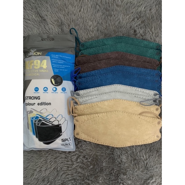 MASKER KF94 5ply Soft/Strong Colour termurah