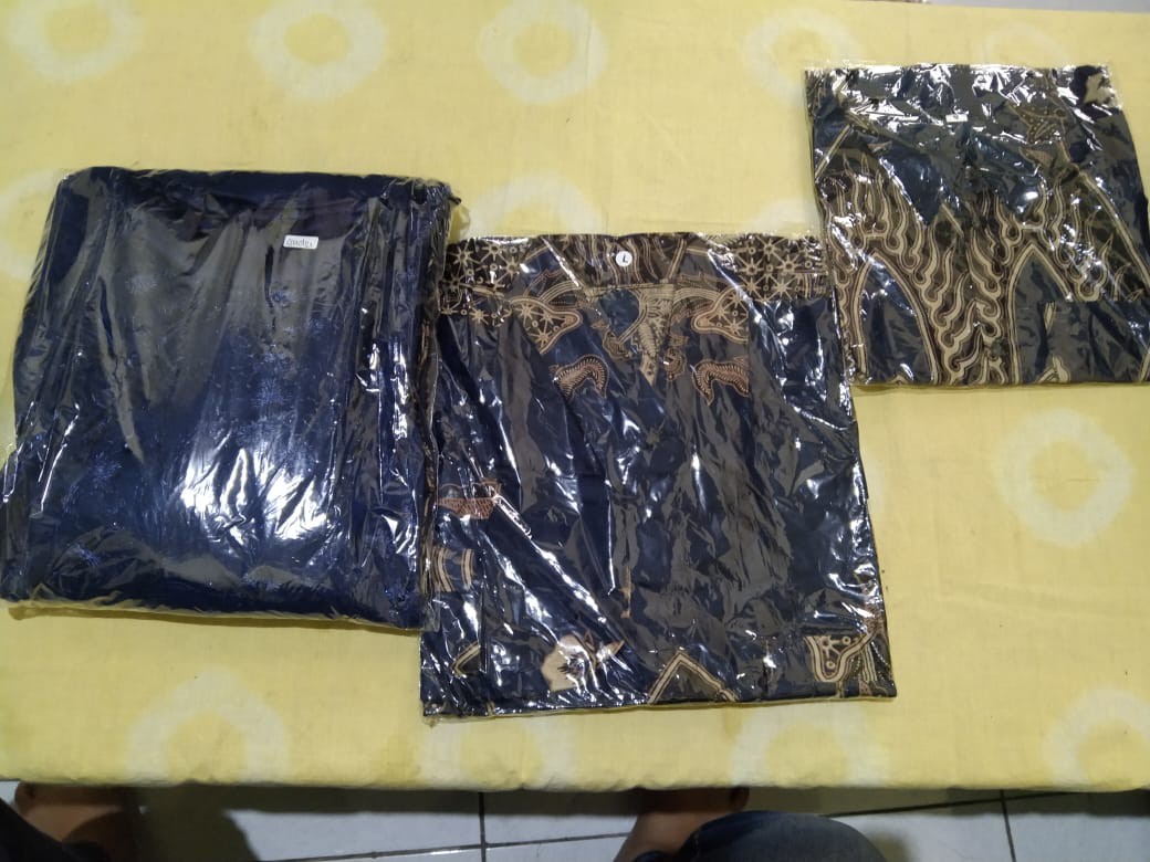 [special Item] Nyk Batik - Batik Couple Aisyah Payet Lengan Panjang | Couple Batik Brukat Modern