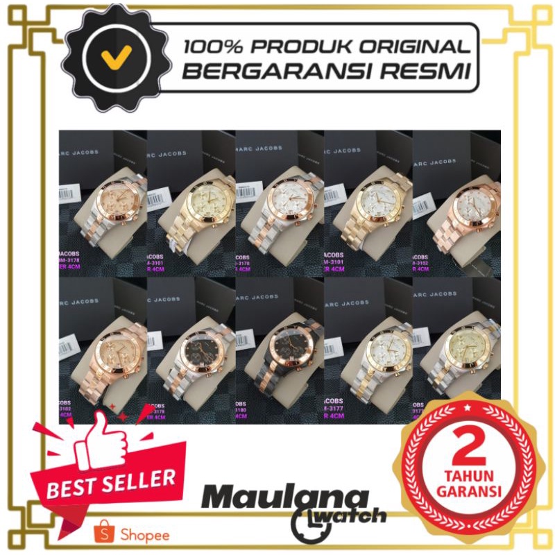 JAM TANGAN PRIA WANITA | RANTAI | KULIT | KARET | MURAH | pria marc jacobs - strap all stainless ste