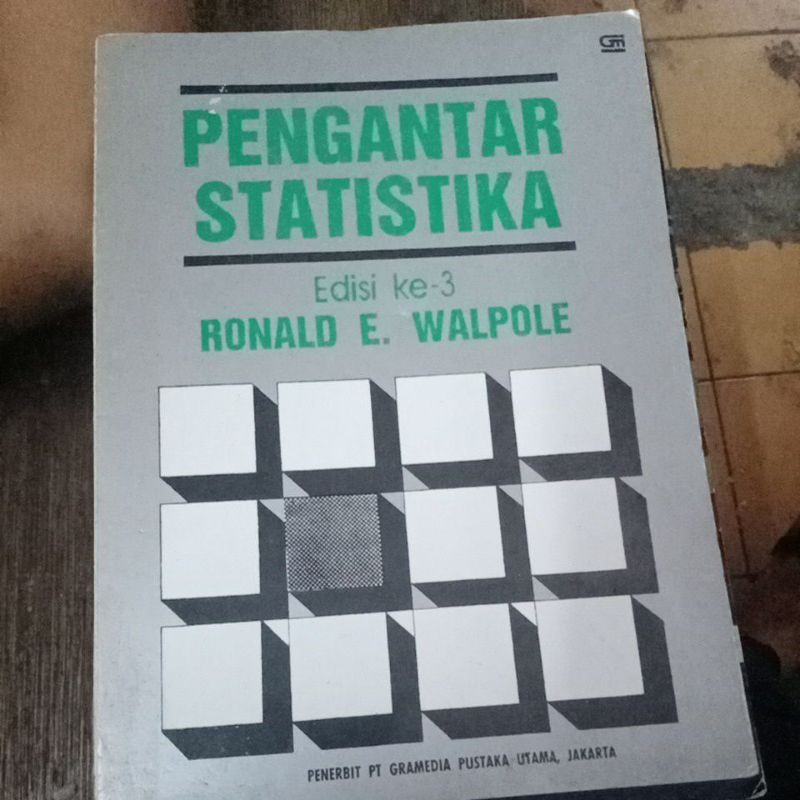 pengantar statistika edisi 3 Ronald e walpole