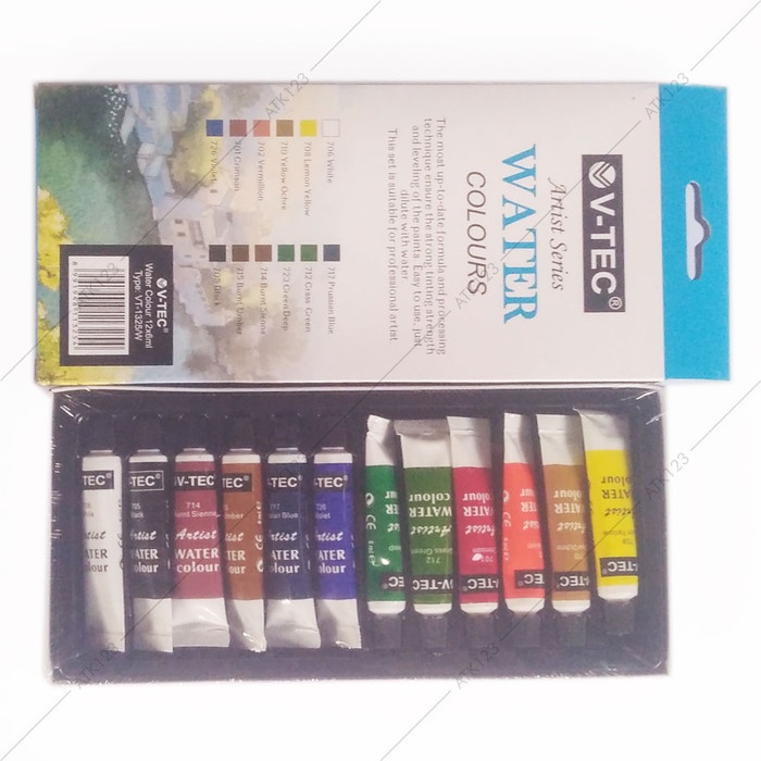 

air-cat- cat air v-tec 12 water colours vt-1325/w -cat-air.