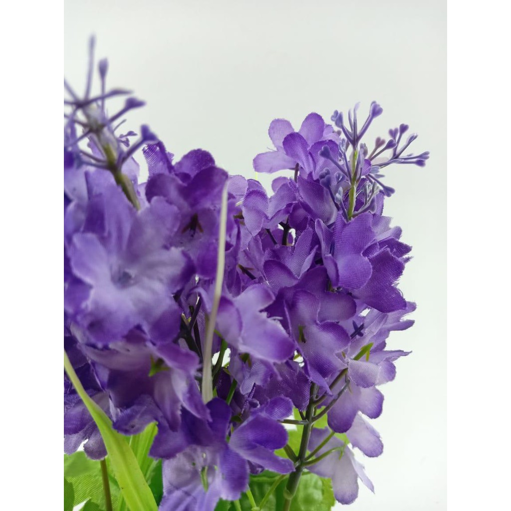 COD BUNGA PLASTIK BUNGA PAJANGAN IMITASI BUNGA ARTIFISIAL BUNGA LAVENDER TANAMAN HIAS PLASTIK BP8834-3