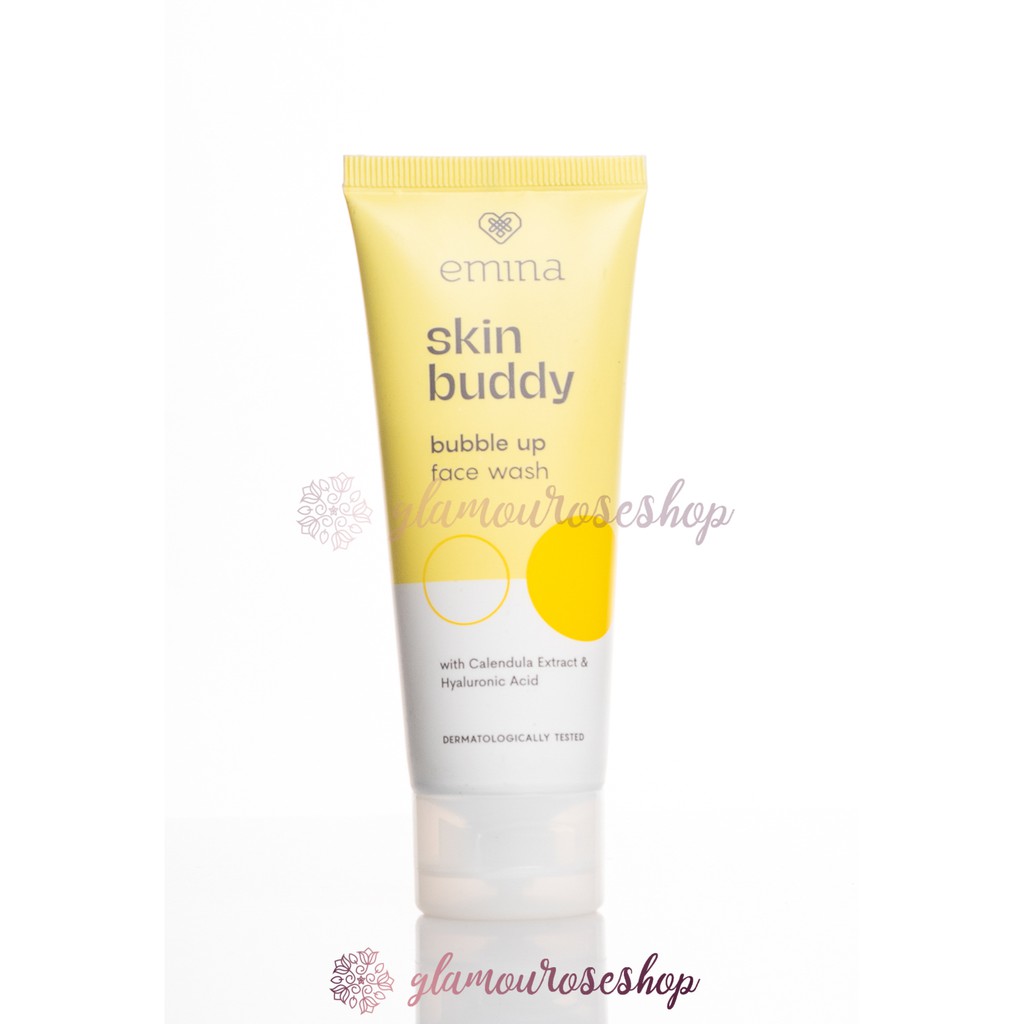❤️Glamouroseshop❤️ Emina Skin Buddy Double Bubble Face Wash 60ml (KEMASAN BARU)