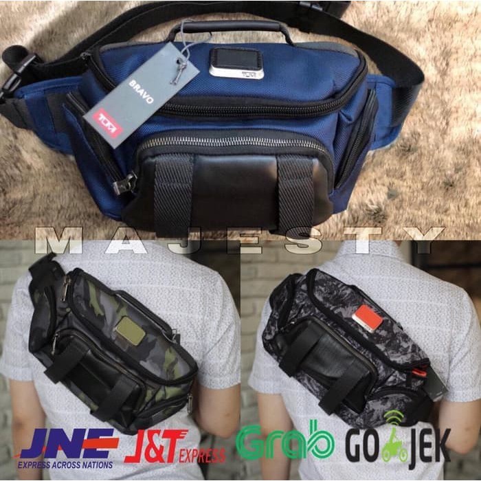 Tumi Alpha Bravo Newport Waistbag Tas Selempang Grade Ori 1:1 Import