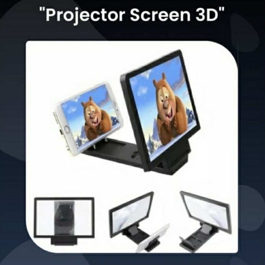 Kaca Pembesar Layar Hp 3d Enlarge Screen/3D Enlarge Screen/Pembesar Layar HP/Bioskop Portable