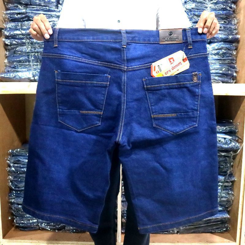 celana jeans pendek pria jumbo BIGSIZE