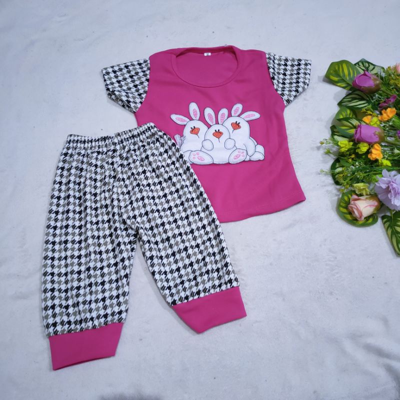 Setelan Anak 1 2 Tahun cewek perempuan baju murah ( Setelan Little Star )