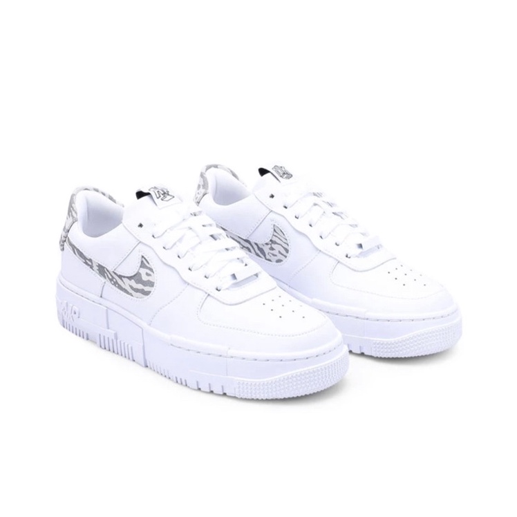 Nike Air Force 1 Pixel White Particle Grey Womens Original Resmi