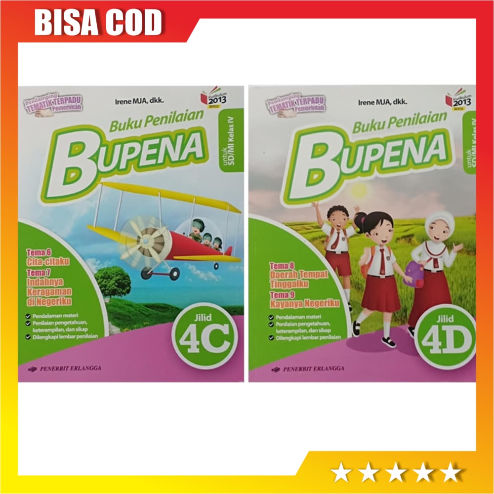 BISA BAYAR DITEMPAT Paket Bupena 4C 4D Kelas 4 Sd K13