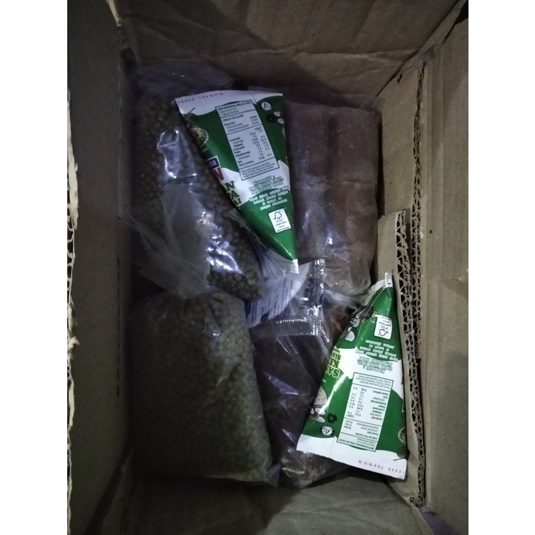 

Paket Bubur Kacang Hijau dengan gula super (250 gr kc hijau,250 gula super,1 kara,2 pcs vanili)