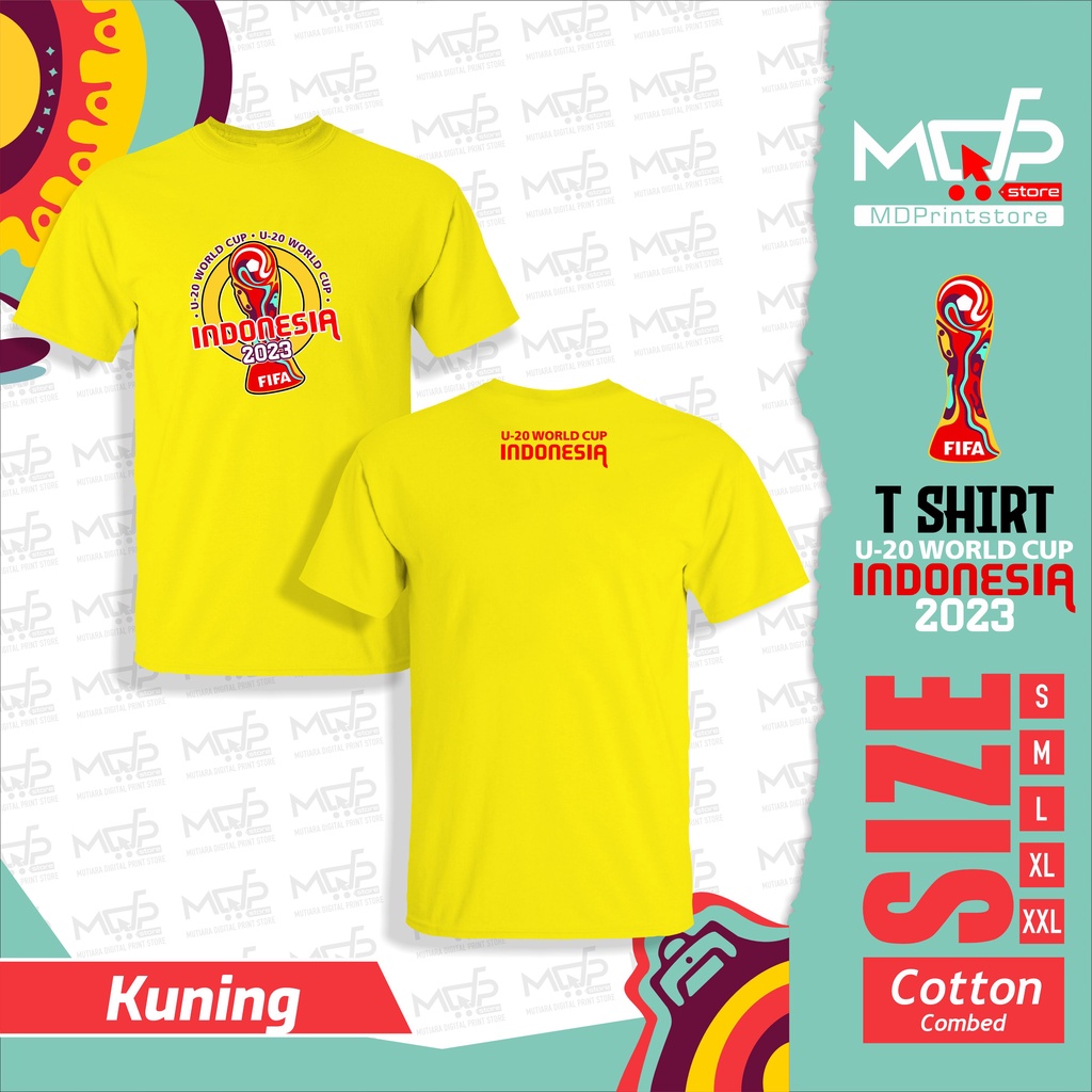 KAOS PIALA DUNIA U20 i TSHIRT WORLD CUP U20 BAJU BOLA MDPRINTSTORE