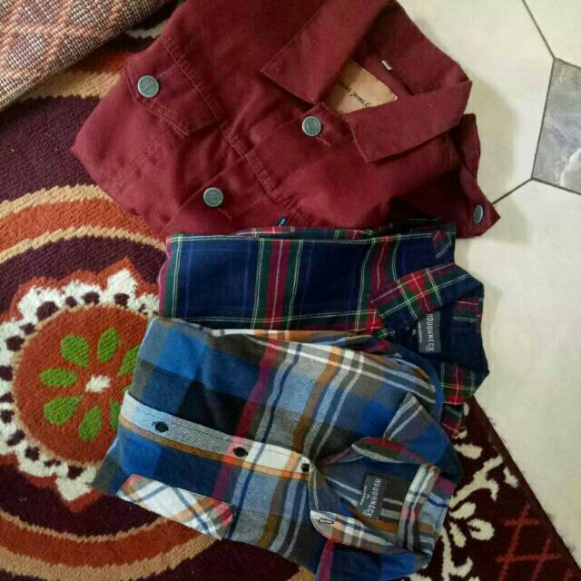 Denim jacket bobbies dan 2 flanel rougneck