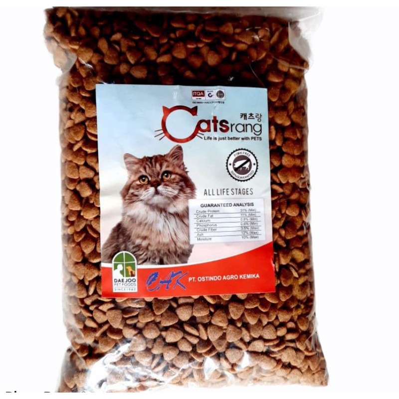 Catsrang all stage 500gr cat food kitten adult