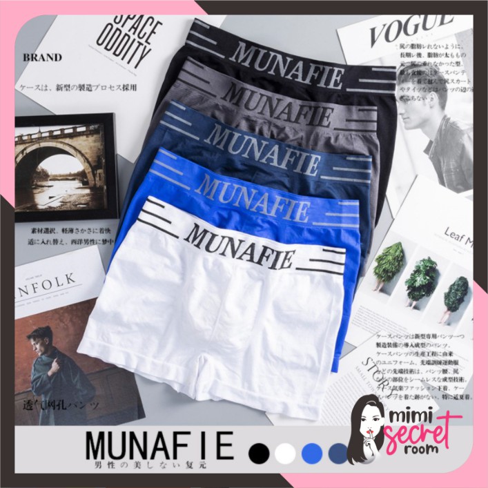 ❤ MIMI ❤ Boxer Munafie Pria CD Underwear Sempak Pria Import Murah