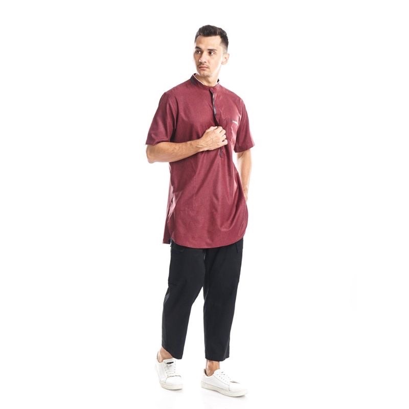 Hisyam Koko Kurta Pria Pendek  Aakif