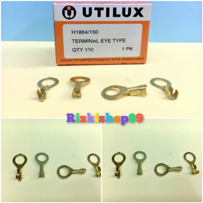 terminal skun UTILUX eye type H1864 1 BOX ISI 150PCS GOOD QUALITY