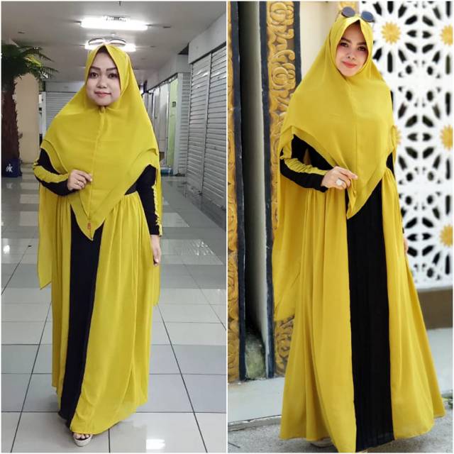GAMIS CERUTI SET SYAR'I - ORIGINAL AZZAHRA
