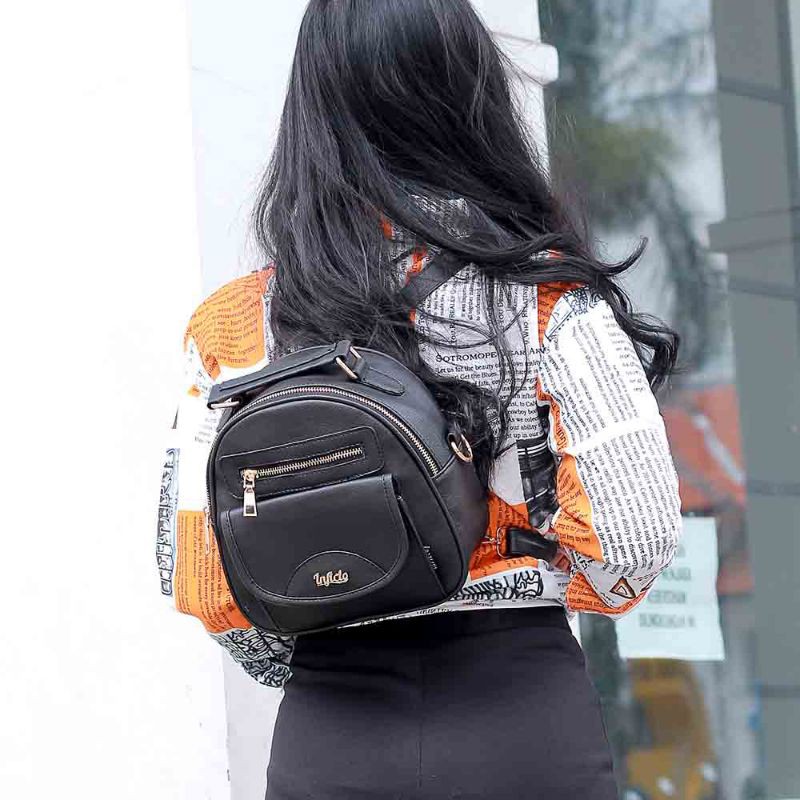 Tas ransel mini wanita multifungsi backpack garansi original bahan premium promo diskon COD