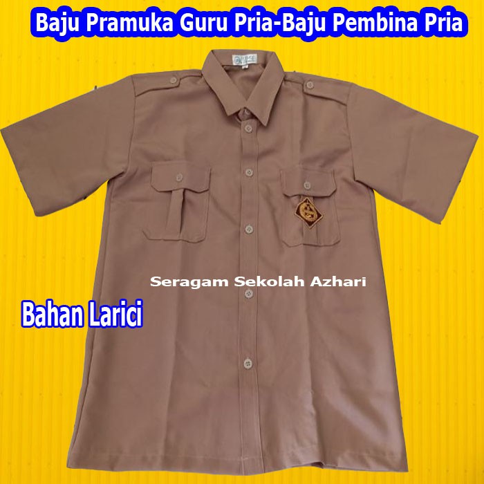 BAJU PEMBINA PRAMUKA GURU LAKI LAKI-SERAGAM PRAMUKA PEMBINA PRIA-SERAGAM PRAMUKA GURU-SERAGAM PRAMUK