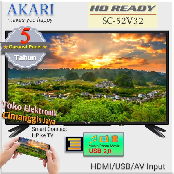 Solusi LED TV AKARI 32 INCH Limited
