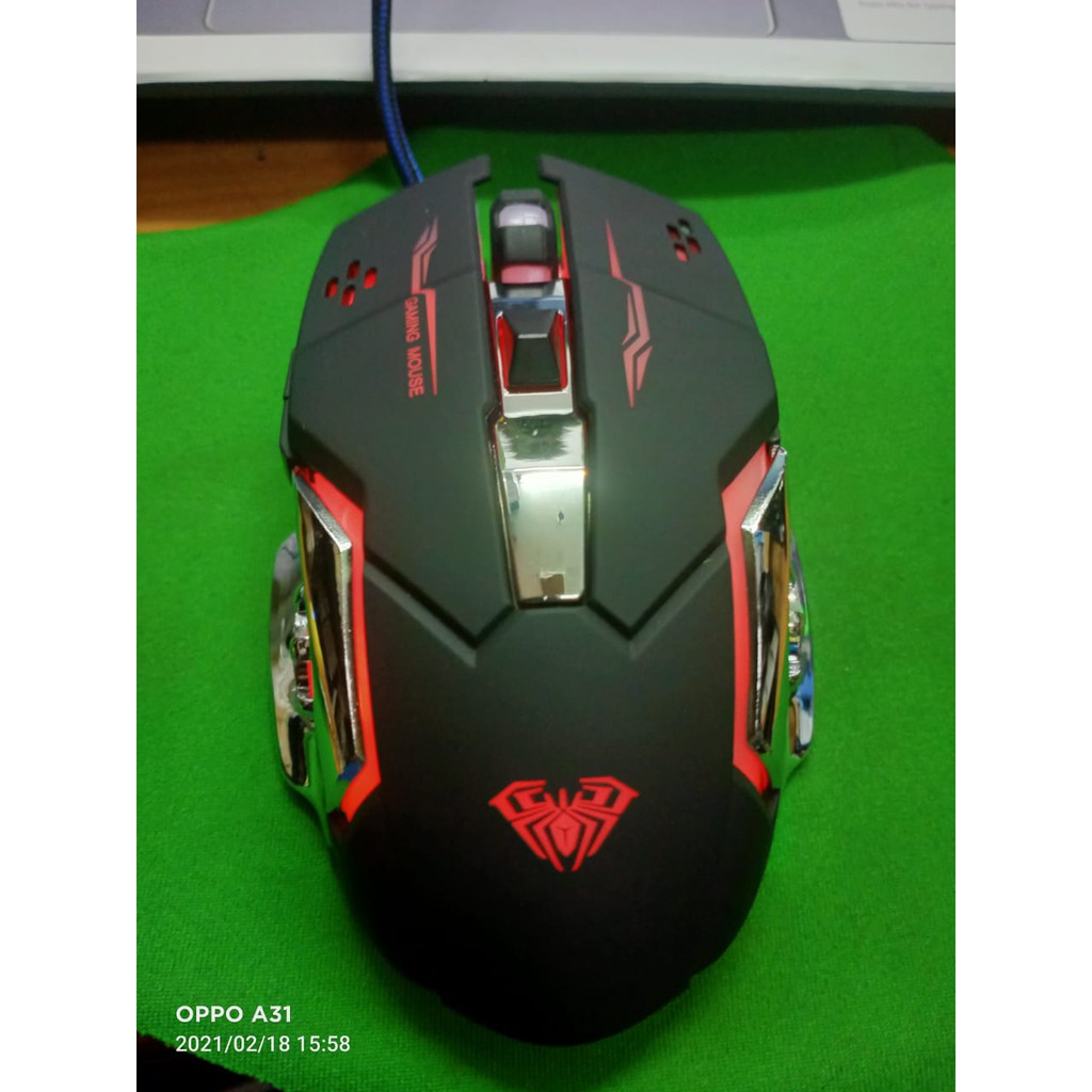 Mouse Gaming AULA S20 – 2400DPI RGB Driver Macro Software